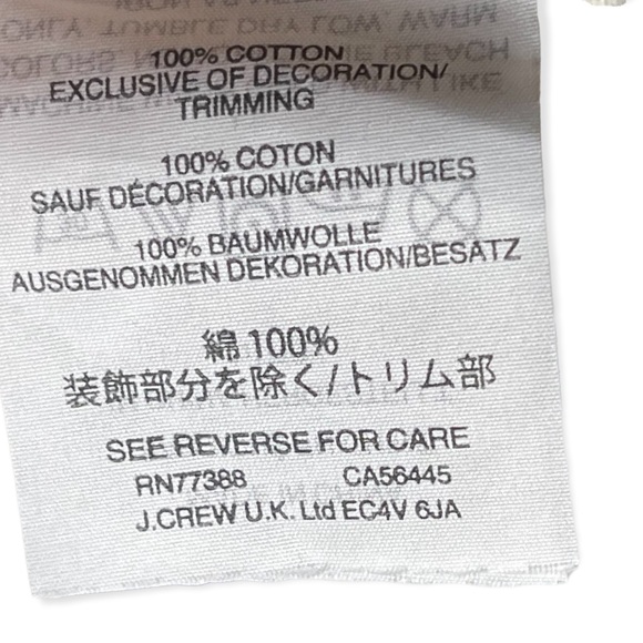 Madewell boxy crop top embroidered suns and stripes size XS - Picture 10 of 14